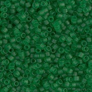 Miyuki delica kralen 11/0 - Matte transparent green DB-746